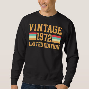 Tees Vintage 1972 Born 50 Years Ago