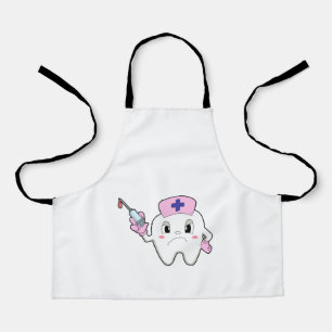 Teeth as Nurse with Syringe.PNG Apron