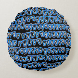 Teeth Dentist Dentistry Orthodontist Oral NEON Round Cushion