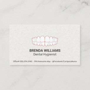 Teeth Icon   Dental Business Card