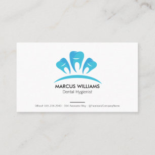 Teeth Logo   Dentistry Business Card