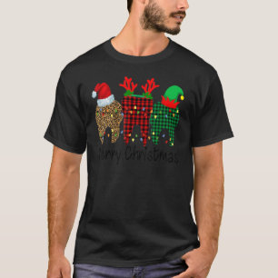 Teeth Merry Christmas Funny Dental Lovers T-Shirt