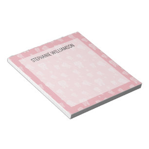 Teeth Pattern Dental Student and Professional Notepad