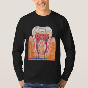 Teeth Tooth Hygiene Dental Assistant Hygienist Den T-Shirt