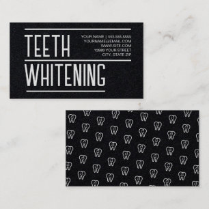 Teeth Whitening Dental Business Card