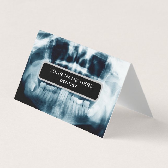 Teeth X-ray Business Card (Front)