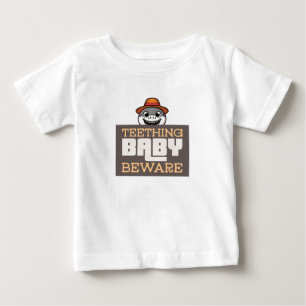 Teething Baby Beware Funny T-Shirt