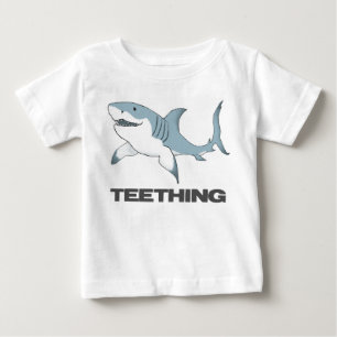 Teething shark infant T Baby T-Shirt
