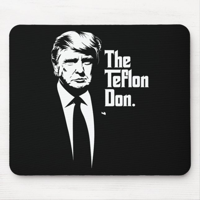 Teflon Don Trump Monochromatic Iconic Art  Mouse Mat (Front)