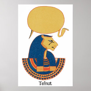 Tefnut Ancient Egyptian goddess Poster
