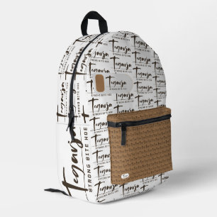 TEGARJA PRINTED BACKPACK