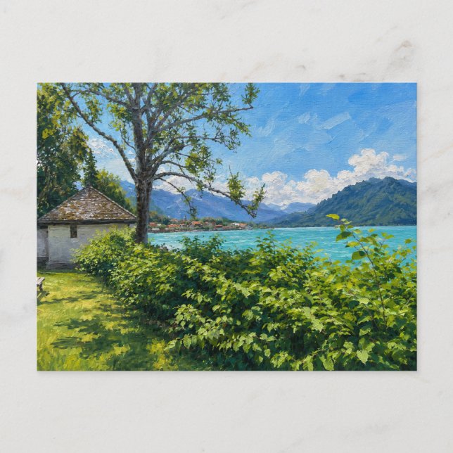 Tegernsee At The Alps Postcard (Front)