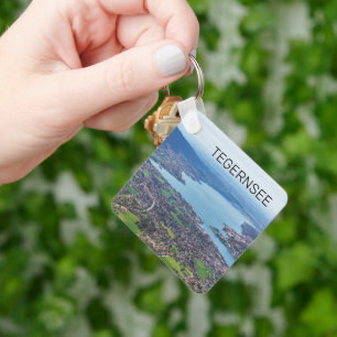 Tegernsee Bavaria Lake Germany Panorama Souvenir Key Ring