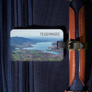 Tegernsee Bavaria Lake Germany Panorama Souvenir Luggage Tag