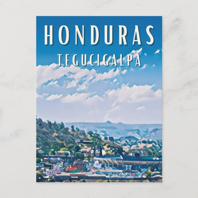 Tegucigalpa: between history and modernity postcard (Front)