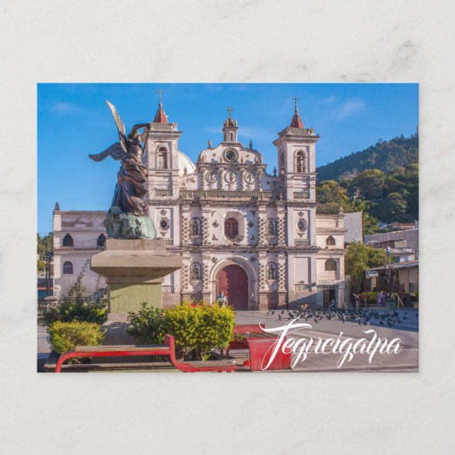Tegucigalpa, Iglesia Santa María de los Dolores Postcard (Front)