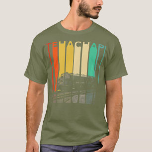 Tehachapi California Mountain Retro Railroad T-Shirt
