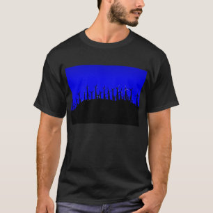 Tehachapi Wind Farm Silhouette T-Shirt