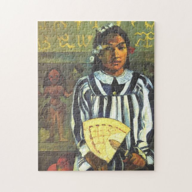 'Tehamana Has Many Ancestors' - Paul Gauguin Jigsaw Puzzle (Vertical)