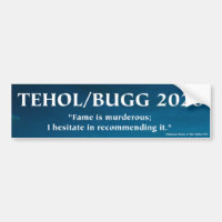 Tehol/Bugg 2020 - Fame is Murderous