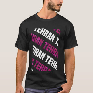Tehran Camo Pattern Pink Camouflage T-Shirt