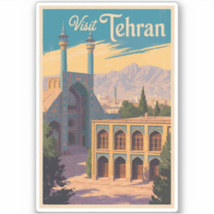 Tehran Iran Golestan Palace Illustration Travel