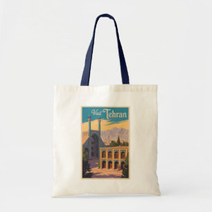 Tehran Iran Golestan Palace Illustration Travel Tote Bag