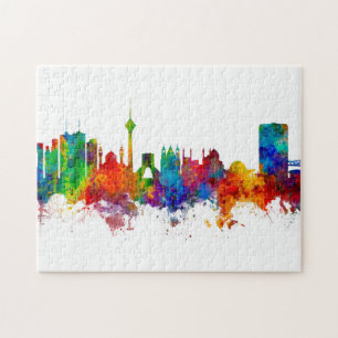 Tehran Iran Skyline Jigsaw Puzzle
