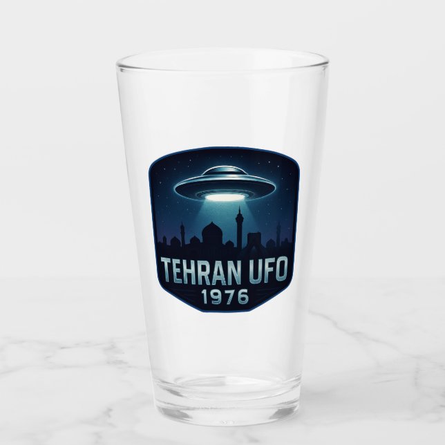 Tehran UFO 1976 Glass (Front)