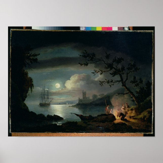 Teignmouth by moonlight poster (Front)