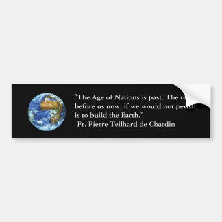 Teilhard de Chardin Bumper Sticker