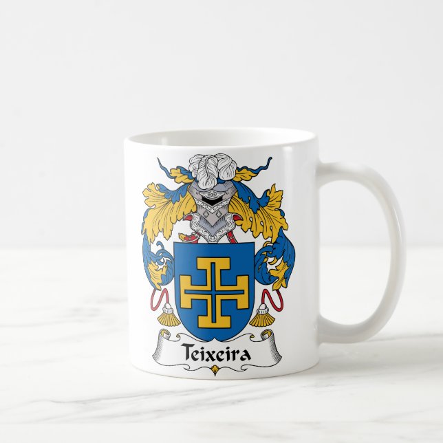 Teixeira Family Crest Coffee Mug (Right)