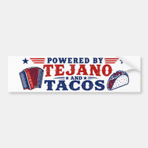 Tejano & Tacos Bumper Sticker