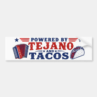 Tejano & Tacos Bumper Sticker