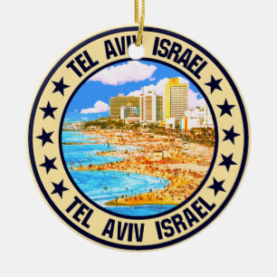 Tel Aviv Ceramic Tree Decoration