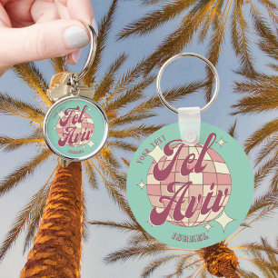 Tel Aviv Israel accessory gift Key Ring