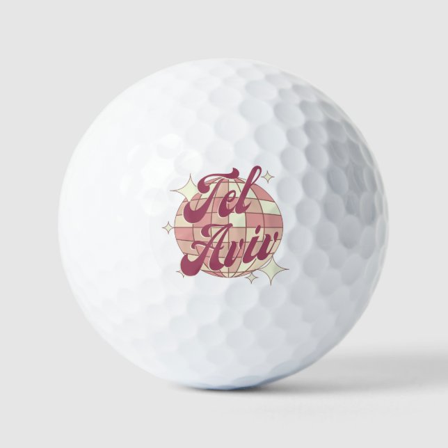 Tel Aviv Israel accessory golfing golfer  Golf Balls (Front)