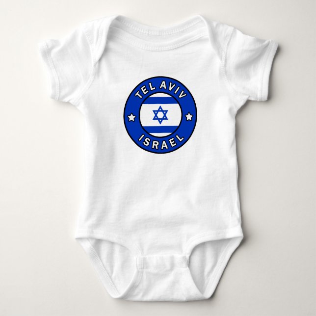 Tel Aviv Israel Baby Bodysuit (Front)