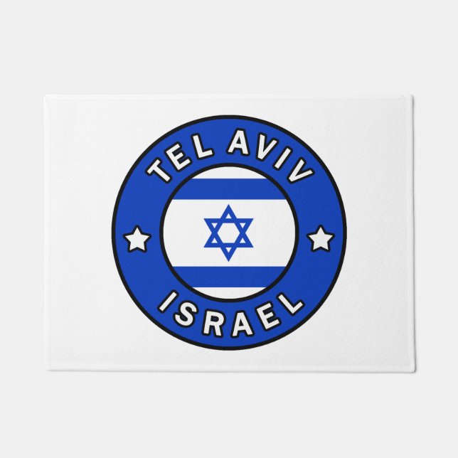 Tel Aviv Israel Doormat (Front)