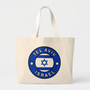 Tel Aviv Israel Large Tote Bag
