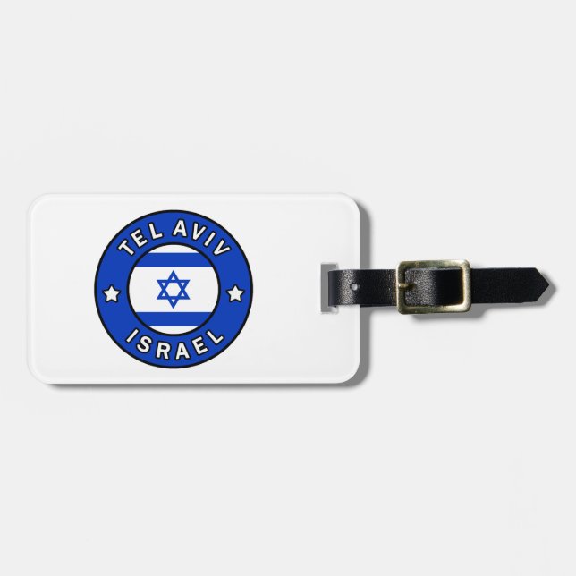 Tel Aviv Israel Luggage Tag (Front Horizontal)