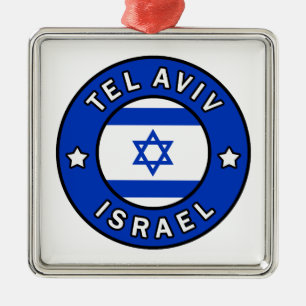 Tel Aviv Israel Metal Tree Decoration