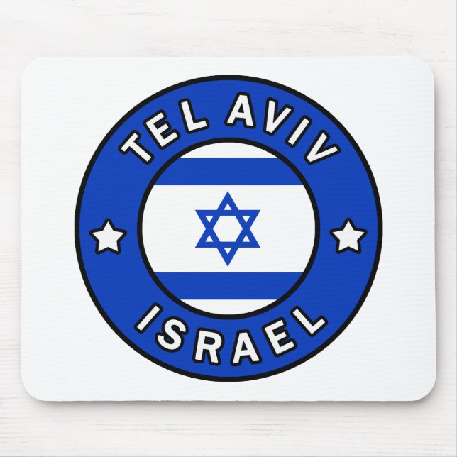Tel Aviv Israel Mouse Mat (Front)