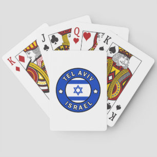 Tel Aviv Israel Playing Cards