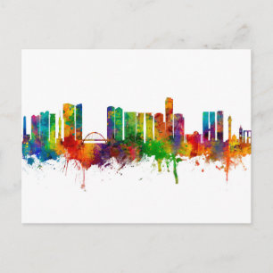 Tel Aviv Israel Skyline Postcard