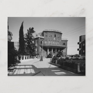 Tel Aviv's City Hall in Bialik Street in the 1930s Postcard