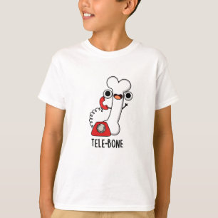 Tele-bone Funny Bone Telephone Pun  T-Shirt