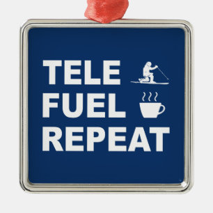 Tele Fuel Repeat Metal Tree Decoration