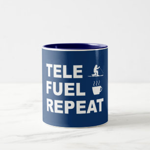 Tele Fuel Repeat Two-Tone Coffee Mug