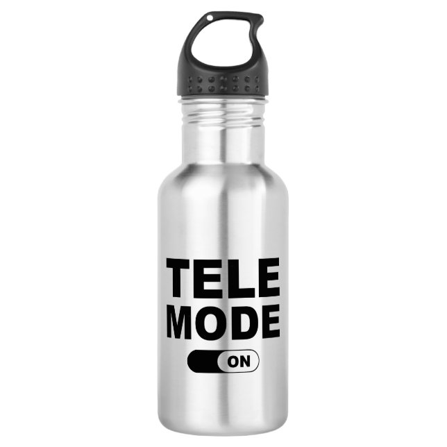 Tele Mode On 532 Ml Water Bottle (Front)